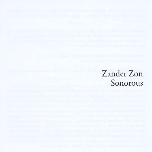 Cover of Sonorous