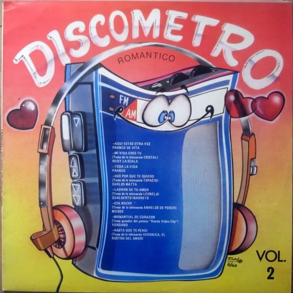 Cover of Discómetro Romántico Vol. 2