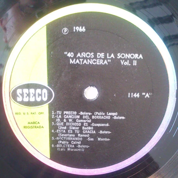 Cover of 40 Años De La Sonora Matancera Vol II