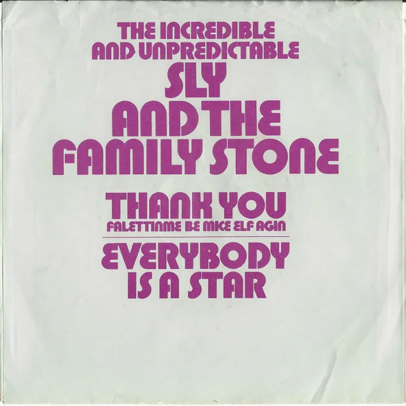 Cover of Thank You (Falettinme Be Mice Elf Agin) / Everybody Is A Star
