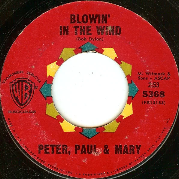 Cover of Blowin' In The Wind