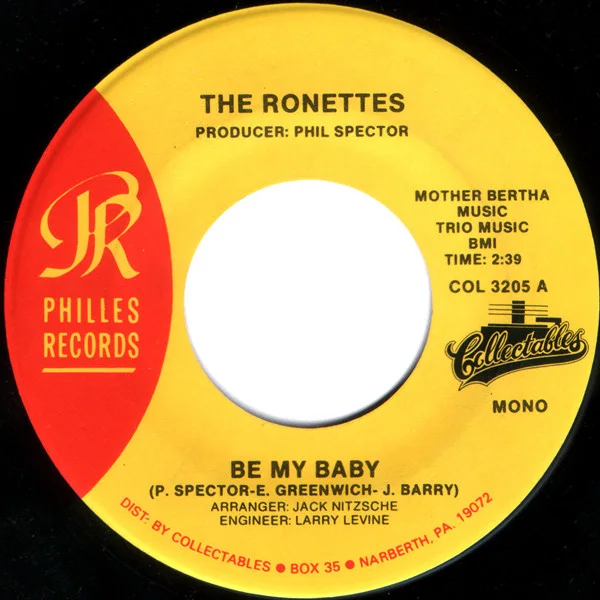 Cover of Be My Baby / So Young